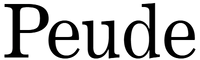 Peude